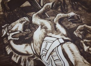 Dead Horse/Monoprint, 2016
